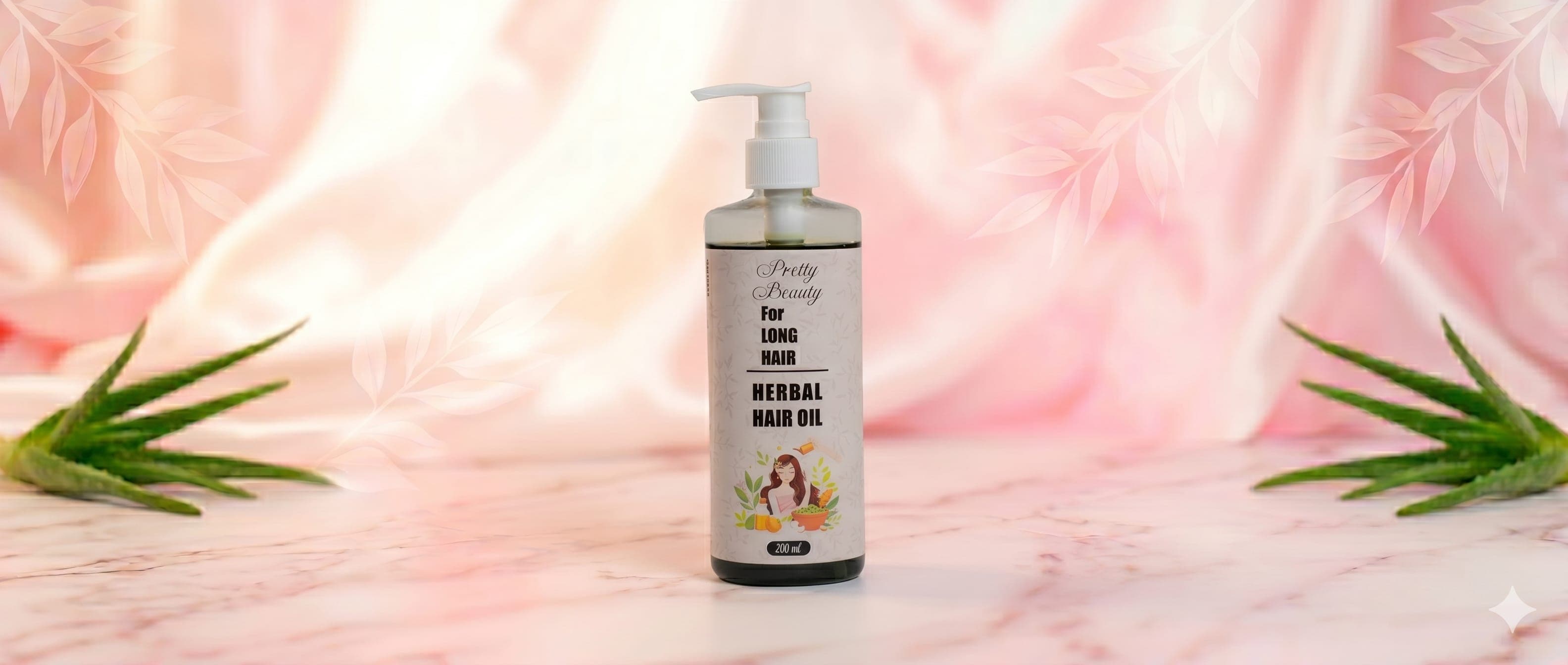 Pretty Beauty Ayurvedic Herbal Hair Oil
